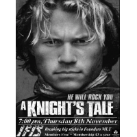 IFIS poster for A Knight's Tale