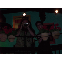 Patric & Clare spying on the bar