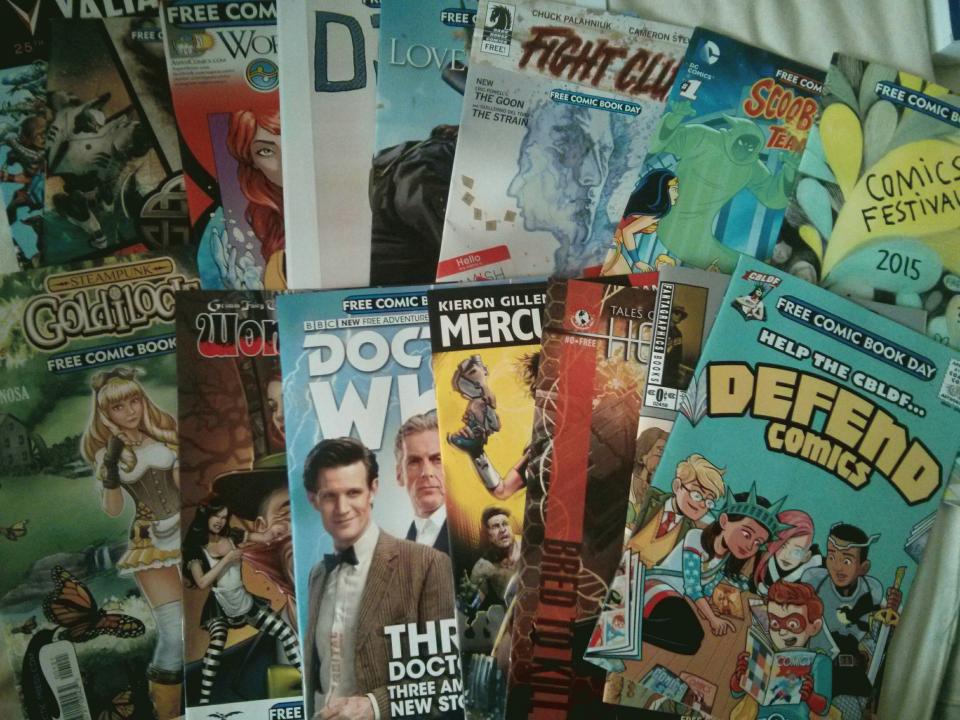 Free Comic Book day haul