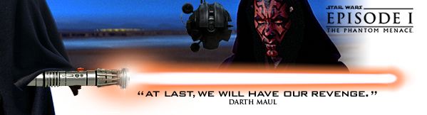 The OLD Darth Maul banner - spot the difference