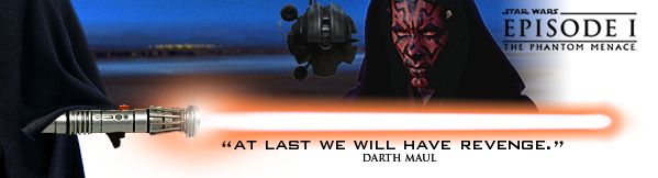 The NEW Darth Maul banner - spot the difference