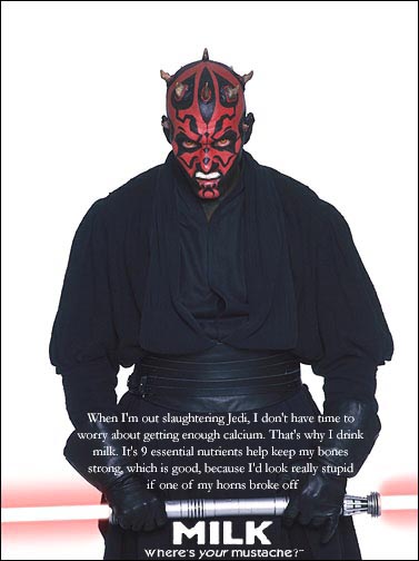 Maul, Milk, err, yeah, b'zarre!