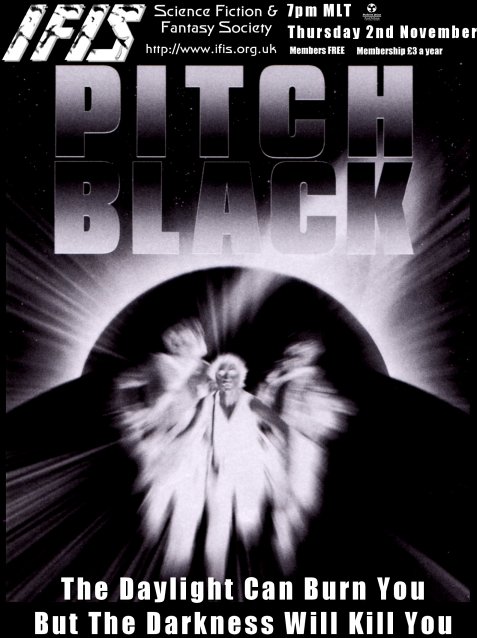 IFIS Pitch Black poster