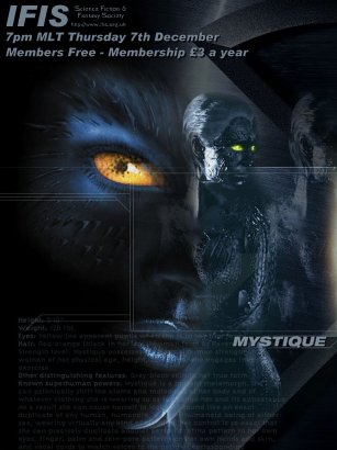 IFIS X-Men Poster - Mystique
