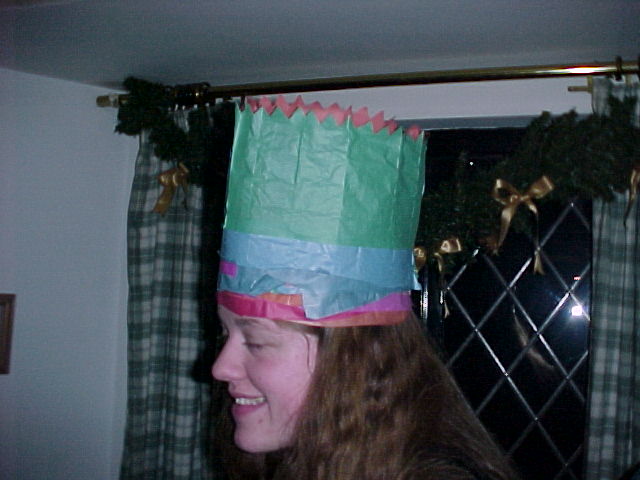 Charlotte and her many coloured hats