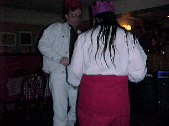 People dancing.